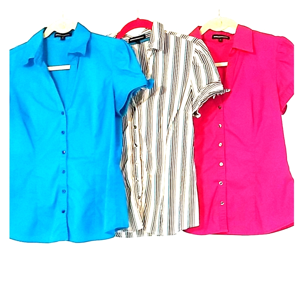 3 Assorted Express Short Sleeves Blouses